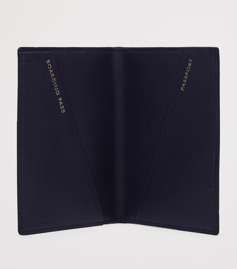 Smythson Panama Leather Stars passport cover (British brand)