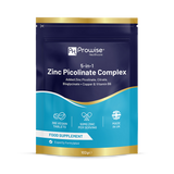 Holland & Barrett Prowise 5-in-1 Zinc Picolinate Complex 50 mg High Strength Vegan Zinc Supplement with Copper and Vitamin B6 - 365 Tablets- Buy online at McGrocer