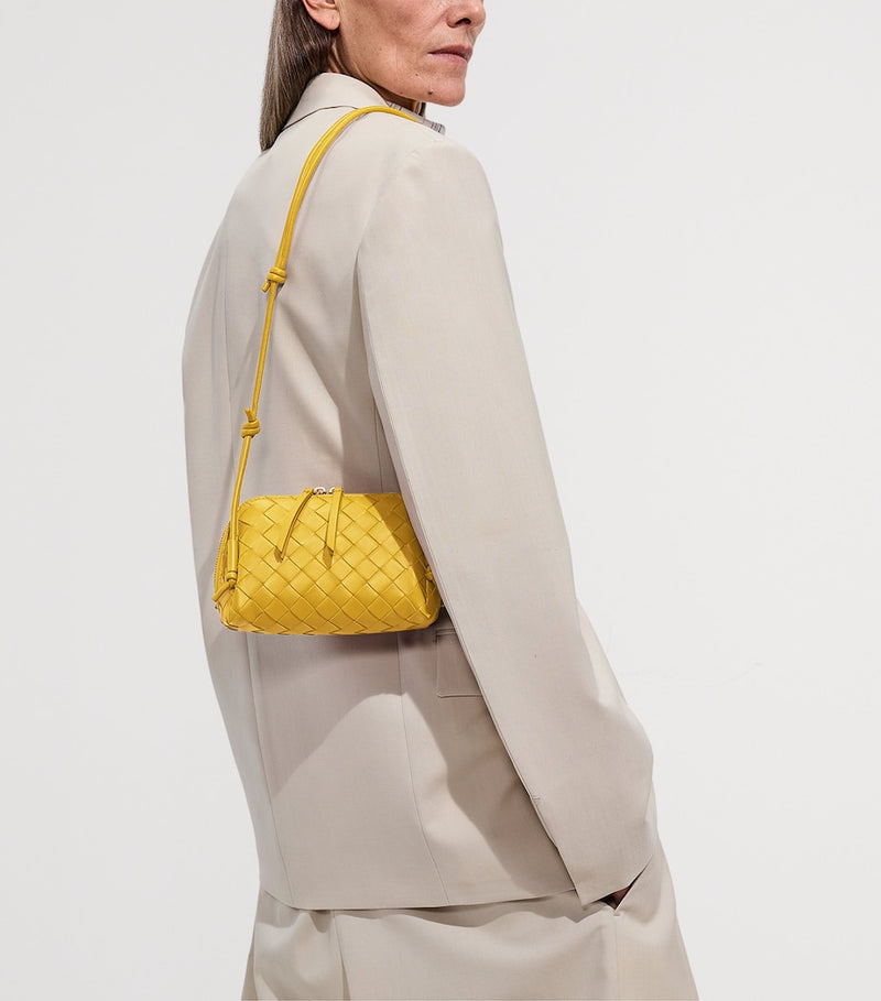 Bottega Veneta Concert Pouch leather Intrecciato (British brand)