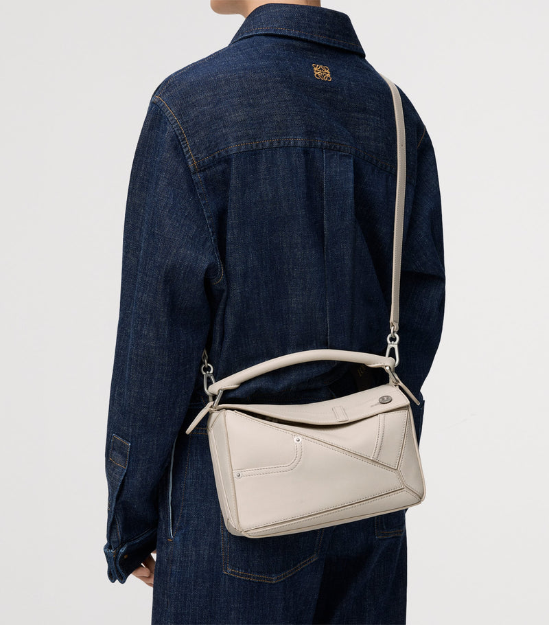 LOEWE small leather Puzzle Panta top-handle bag (British brand)