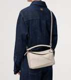 LOEWE small leather Puzzle Panta top-handle bag (British brand)