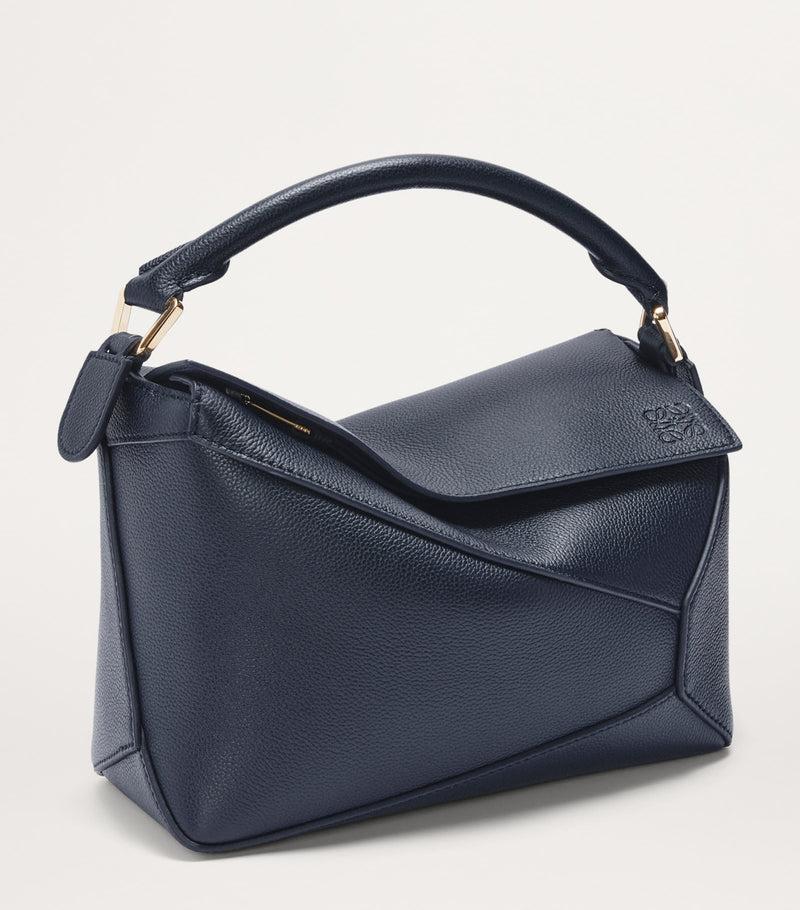 LOEWE small leather Puzzle Edge top-handle bag (British brand)