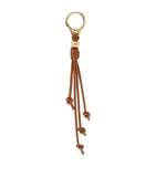 LOEWE leather fringe pebble keyring H11cm, UK version