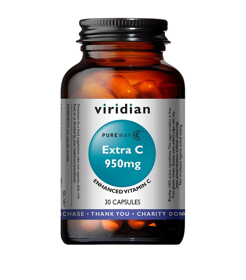 Viridian vitamin C supplement 30 capsules (British brand)