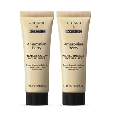 Superdrug Organic & Botanic Amazonian Berry Day Moisturiser 15ml Duo Kit- Buy online at McGrocer