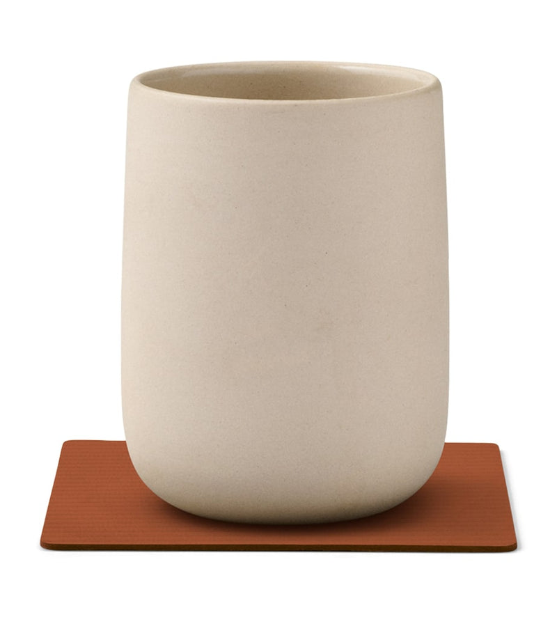 LIND DNA square corduroy coasters set of 4 - British product