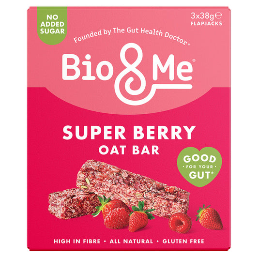 Bio & Me Super Berry Oat Bar 3x38g GOODS Sainsburys   
