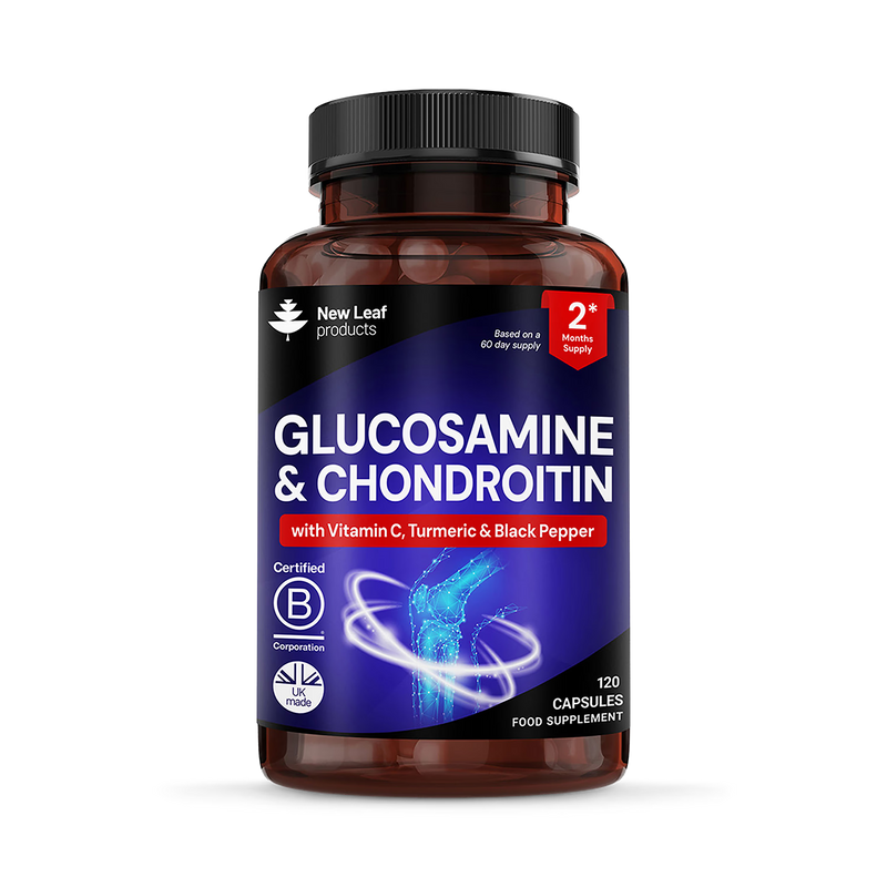 New Leaf glucosamine supplement complex 120 capsules, UK version