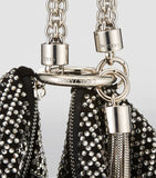 Jimmy Choo Callie clutch in crystal-studded suede - British product