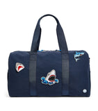 Becco Bags sleepover duffle bag with patch canvas - British product
