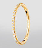 Boucheron yellow gold diamond wedding band, imported from the UK
