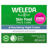 Superdrug Weleda Skin Food Night Cream Facial Moisturiser 40ml- Buy online at McGrocer