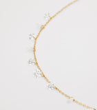 Persée yellow gold diamond nine-stone Danaé necklace, UK version