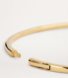 Persée small yellow gold diamond Zeus bangle, imported from the UK