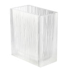 Lalique Edificio crystal vase 32cm by Rudy Ricciotti, UK version