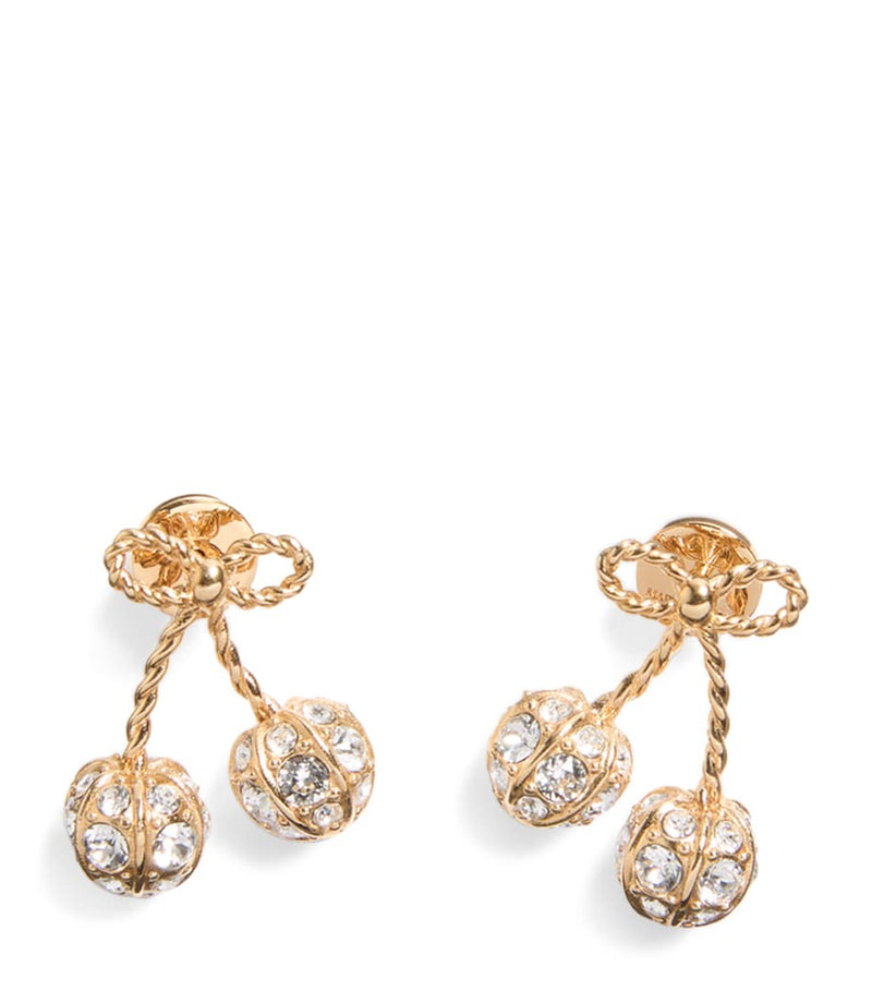 Valentino Garavani Crystal Cherryfic earrings (British brand)