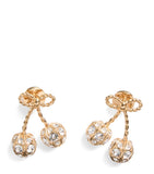 Valentino Garavani Crystal Cherryfic earrings (British brand)