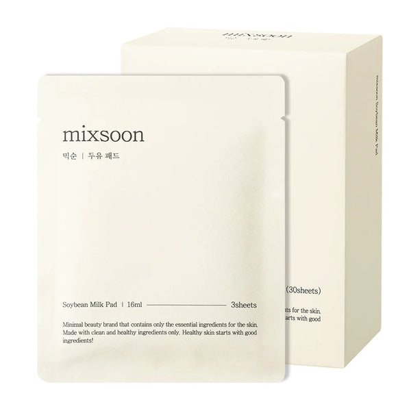Mixsoon soyabean milk sheet mask box 10 packs, imported from the UK