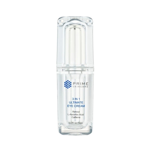 Prime Skincare 3-in-1 Eye Cream 15ml, imported from the UK