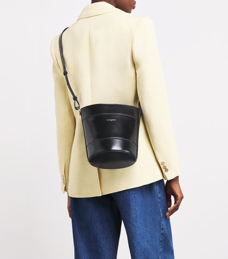 Claudie Pierlot Solveig bag in patent leather, imported from the UK