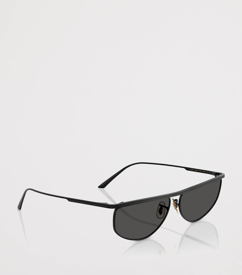 Oliver Peoples 1986C irregular oval sunglasses imported from the UK