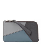 LOEWE Puzzle coin card holder in calf leather, imported from the UK