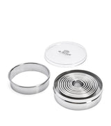 Harrods De Buyer Steel Biscuit Cutters Set of 9- Buy online at McGrocer