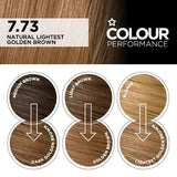 Superdrug permanent hair dye kit Natural Golden Brown (British brand)