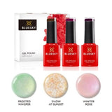 Bluesky Mini Trio Set Snowfall gel nail polish - British product