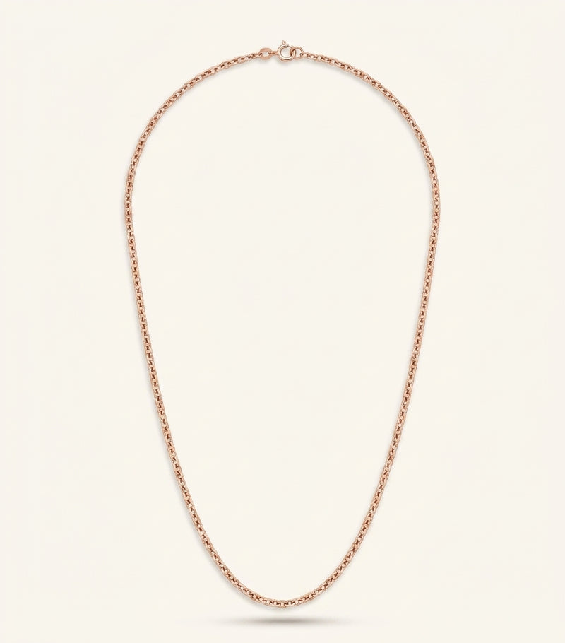 Cartier rose gold Santos de Cartier chain necklace, UK version