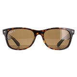 Superdrug Ray-Ban New Wayfarer 2132 Brown Polarised Sunglasses 55mm- Buy online at McGrocer