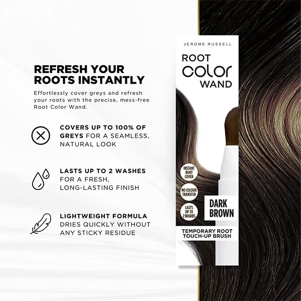 Jerome Russell Root Color Wand Dark Brown, UK version