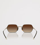 Oliver Peoples TK-13 titanium rectangle sunglasses, UK version