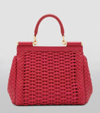 Dolce&Gabbana Sicily top-handle bag woven leather (British brand)
