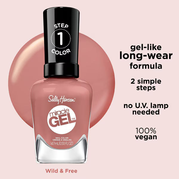Sally Hansen Miracle Gel Wild & Free 14.7ml (British brand)