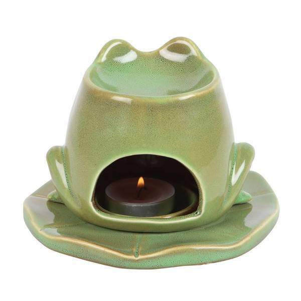 Something Different Frog Oil Burner Enchanted Forest 14cm (British brand)