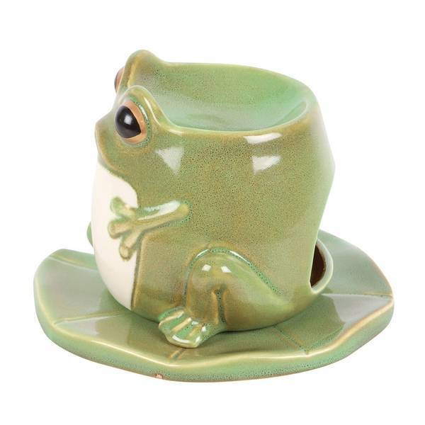 Something Different Frog Oil Burner Enchanted Forest 14cm (British brand)