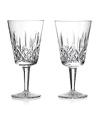 Waterford Lismore medium crystal goblets set of 2 360ml (British brand)