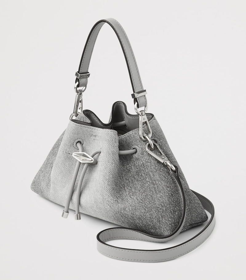 Jimmy Choo Cinch small suede shoulder bag - British product