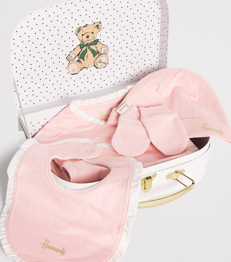 Harrods Pima cotton baby gift set 0-18 months - British product
