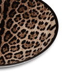 Dolce&Gabbana leopard print dinner plates 26cm, UK version