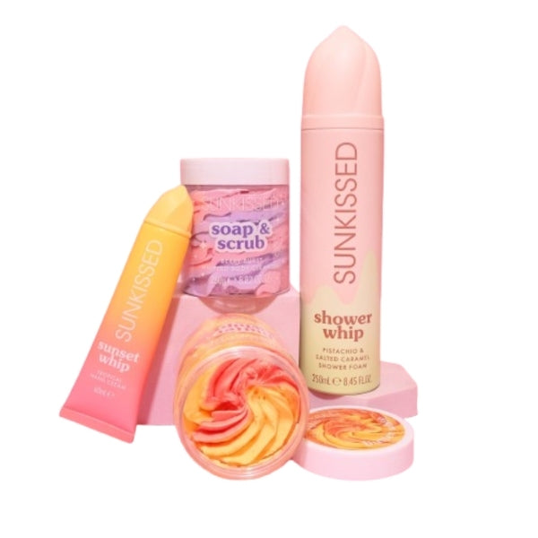 Sunkissed Whipped Shower Essentials bath body gift set - British product