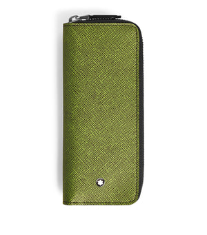 Leather Double Pen Pouch