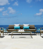 Indian Ocean Marina Outdoor 3-Seater Sofa, UK version