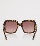Chloé CH0301S rectangle acetate sunglasses, UK version