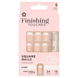 Superdrug Superdrug Finishing Touches Fake Nails Short Pink- Buy online at McGrocer