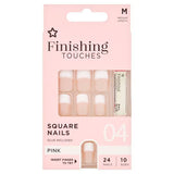 Superdrug Superdrug Finishing Touches Fake Nails Medium Pink- Buy online at McGrocer