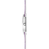 Sekonda Purple Ladies Pastel Rocks Watch with leather strap (British brand)