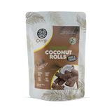 Holland & Barrett OORG Organic Coconut Rolls Ginger & Cinnamon 100g- Buy online at McGrocer