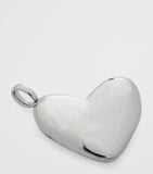 Monica Vinader sterling silver heart locket pendant - British product